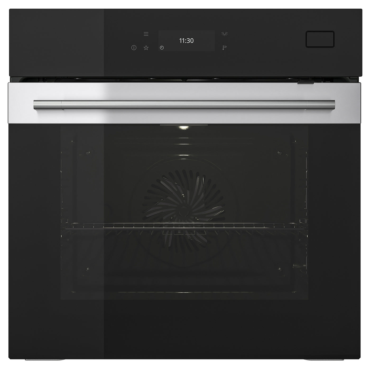 FRILLESBO true fan oven, full steam function air fry function/stainless steel colour IKEA 700, 59.4x59.4x54.6 cm