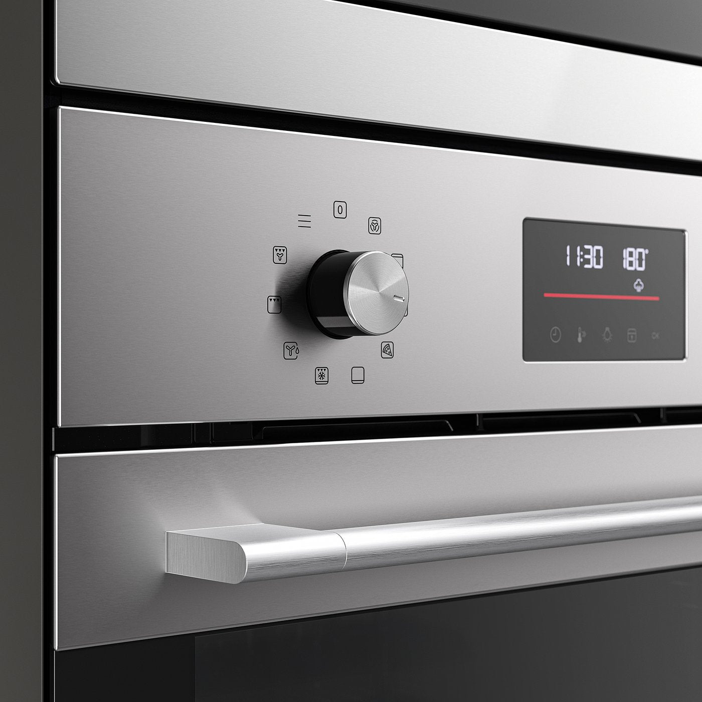 FRILLESBO true fan oven, pyrolytic added steam function/stainless steel colour IKEA 500, 1560 mmx594 mm cm