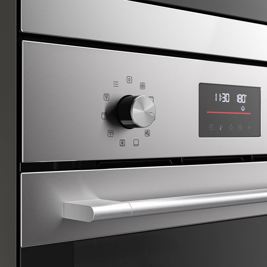 FRILLESBO true fan oven, pyrolytic added steam function/stainless steel colour IKEA 500, 1560 mmx594 mm cm
