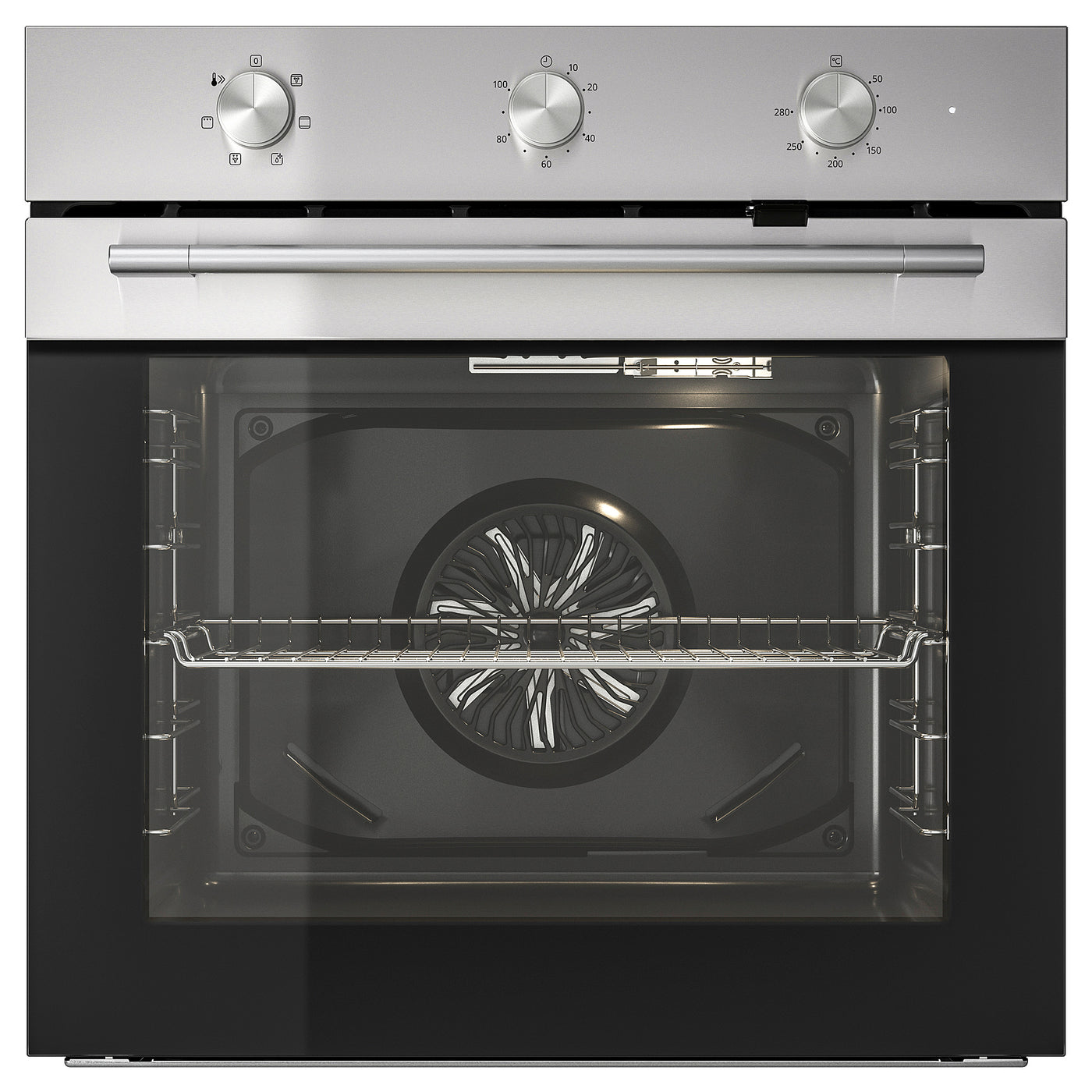 FRILLESBO fan oven, Grill function stainless steel colour/IKEA 300, 59.4x59.5x56.7 cm