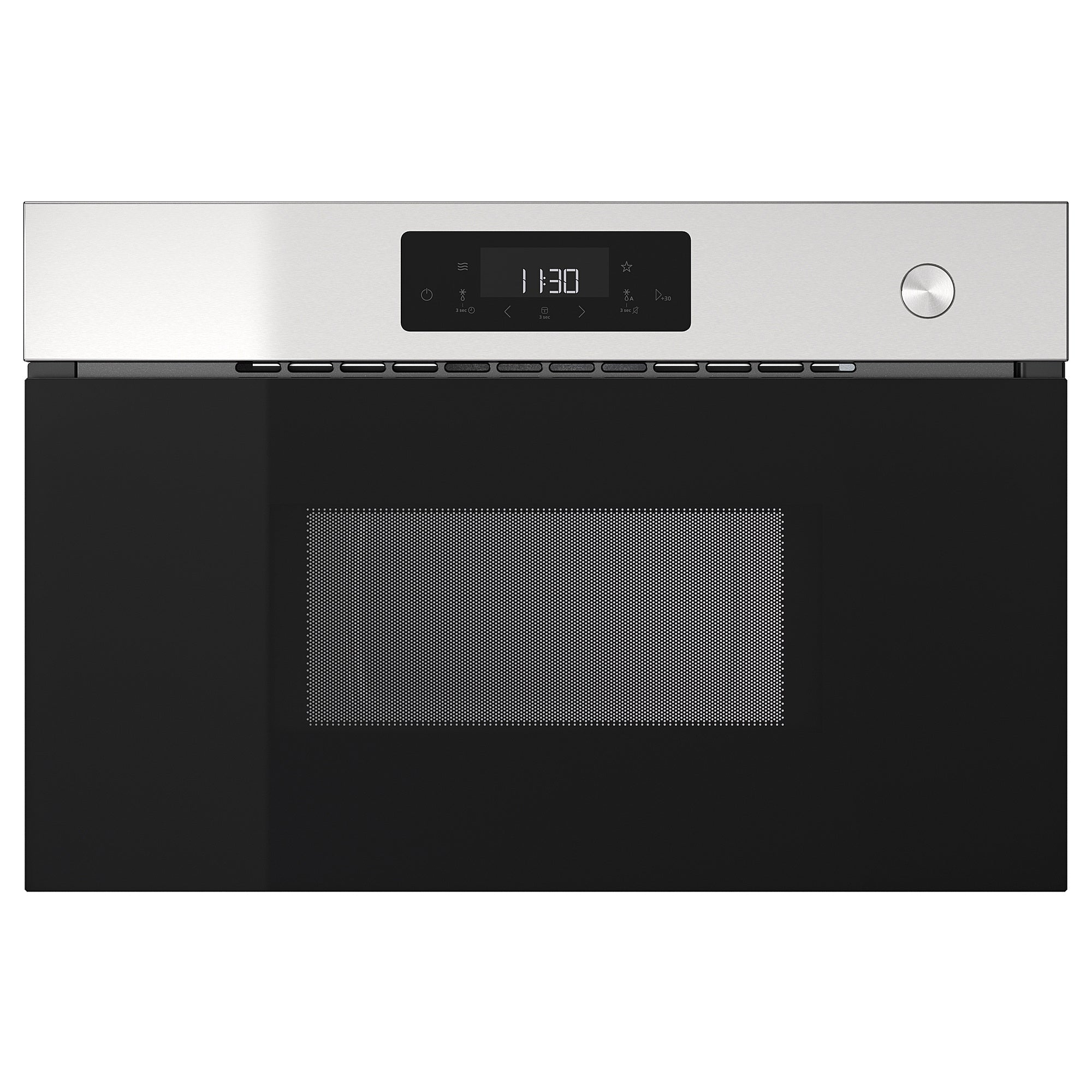 FRILLESBO built-in microwave, IKEA 300 stainless steel colour, 59.5x39.3x31.7 cm