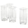 FRÖJDA glass, clear glass, 40 cl, 4 pack