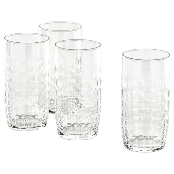 FRÖJDA - FRÖJDA Glass, clear glass, 40 cl