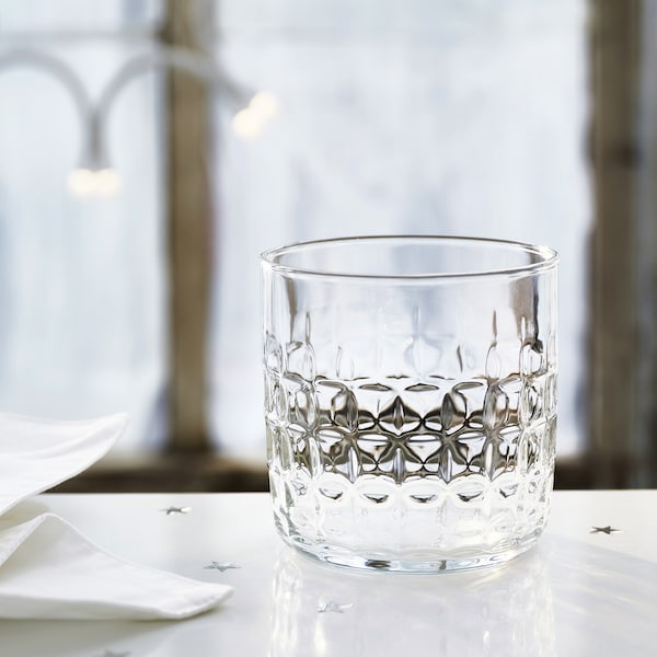 FRÖJDA - Glass, clear glass, 30 cl