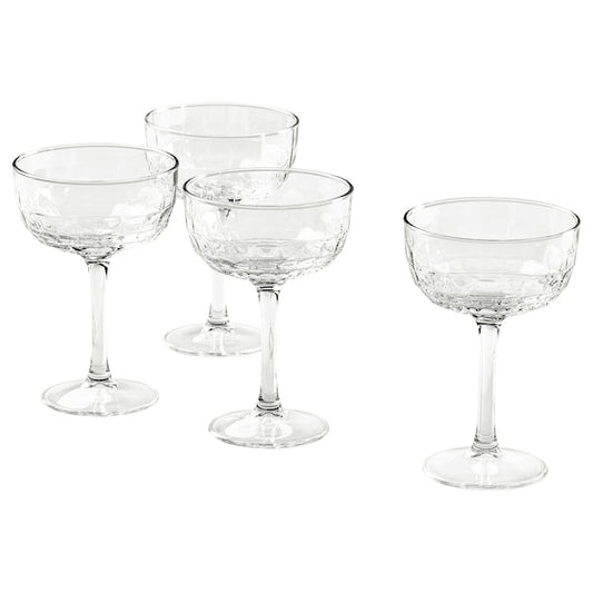 FRÖJDA - Champagne coupe, clear glass, 20 cl