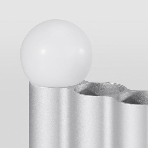 Ikea FRÖJDA - LED table decoration, battery-operated silver-colour, 9x18 cm