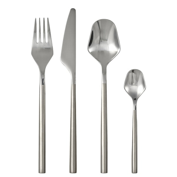 FRÖJDA - 16-piece cutlery set, stainless steel