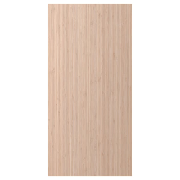 FRÖJERED cover panel, light bamboo, 39x80 cm