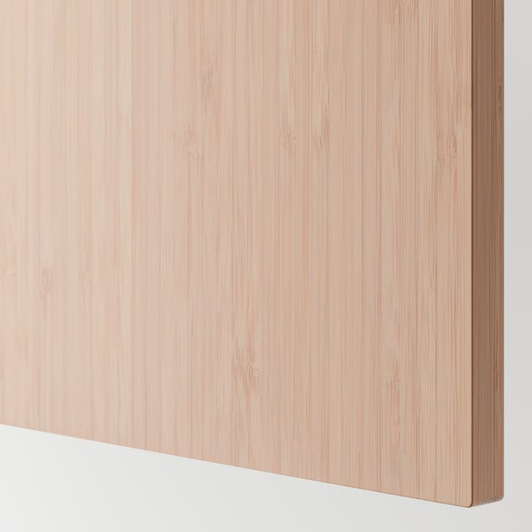 FRÖJERED cover panel, light bamboo, 39x80 cm