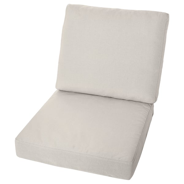 FRÖKNABO cushion set, Vissle beige, 54x44 cm
