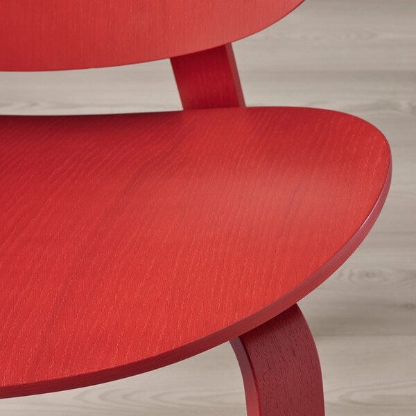 Ikea FRÖSET - Easy chair, red stained oak veneer