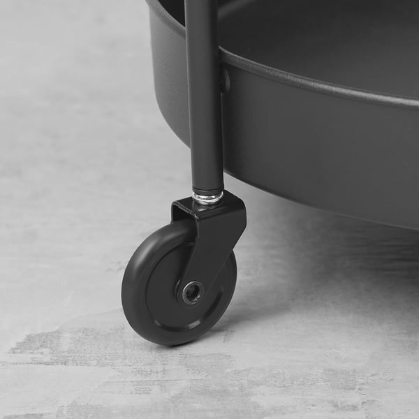 FRÖSJÖN trolley, black, 55x35 cm