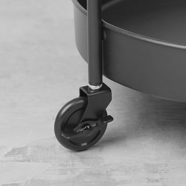 FRÖSJÖN trolley, black, 55x35 cm