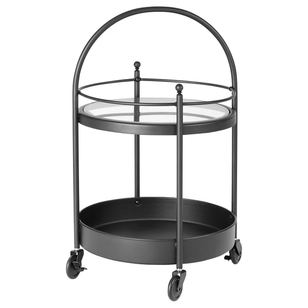 FRÖSJÖN trolley, black, 55x35 cm