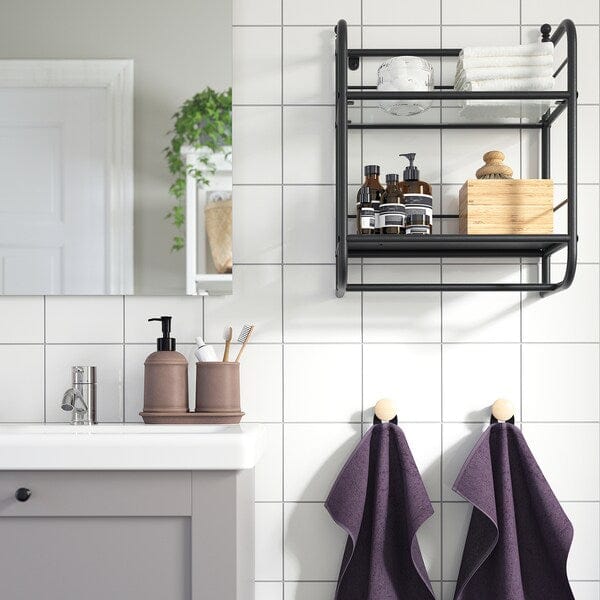Ikea FRÖSJÖN - Wall shelf, black, 40x51 cm
