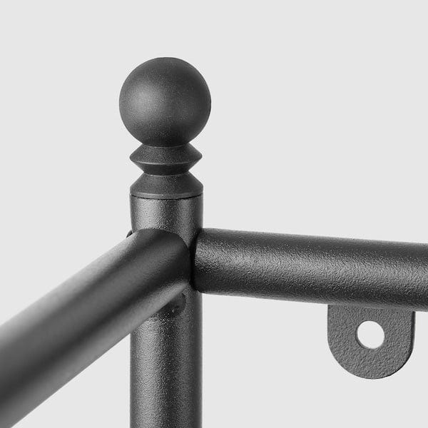 Ikea FRÖSJÖN - Toilet shelf, black,65x156 cm