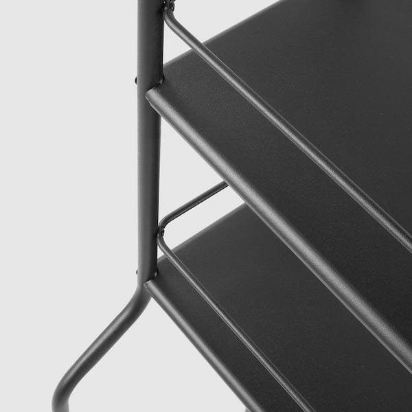Ikea FRÖSJÖN - Toilet shelf, black,65x156 cm