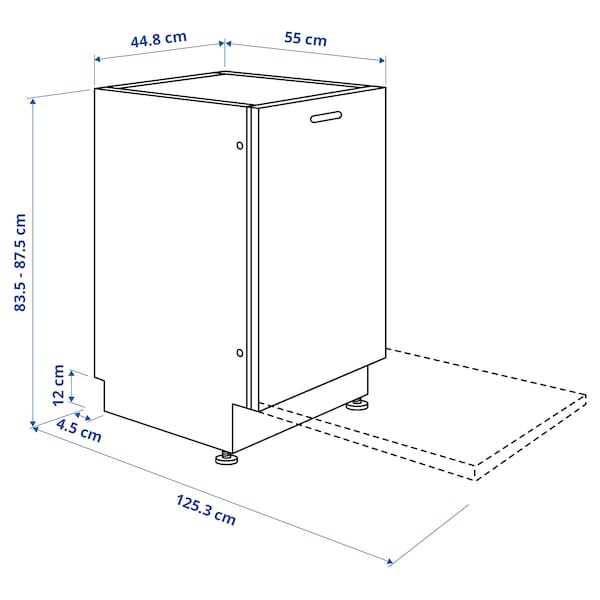FRÖSLUNDA - Integrated dishwasher, IKEA 500,45 cm