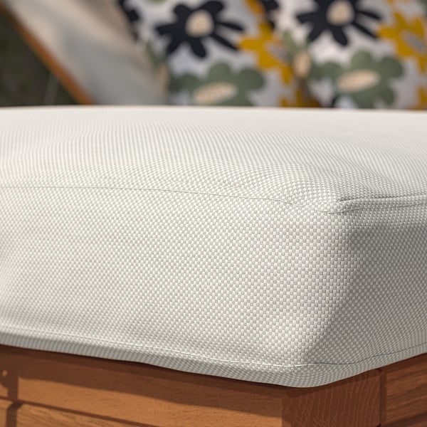 FRÖSÖN/DUVHOLMEN sun lounger cushion, beige, 190x60 cm