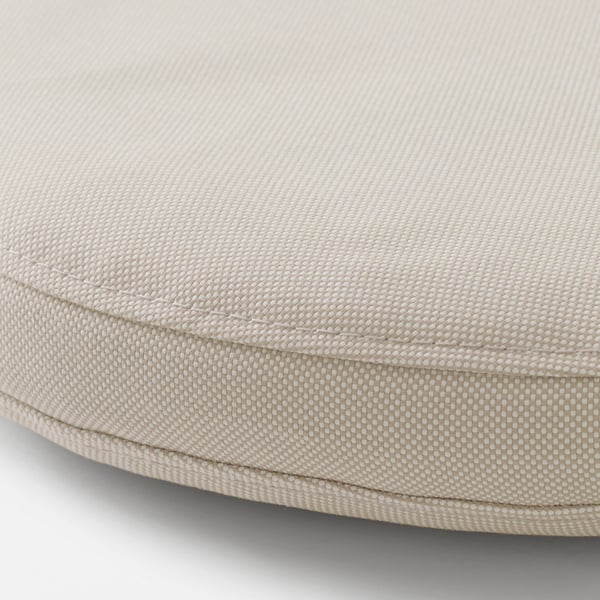 FRÖSÖN/DUVHOLMEN chair cushion, outdoor, beige, 35 cm