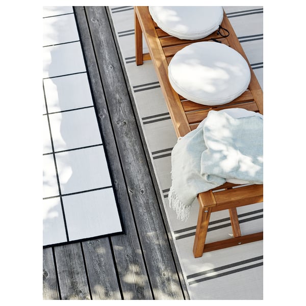 FRÖSÖN/DUVHOLMEN Outdoor chair cushion - beige 35 cm , 35 cm