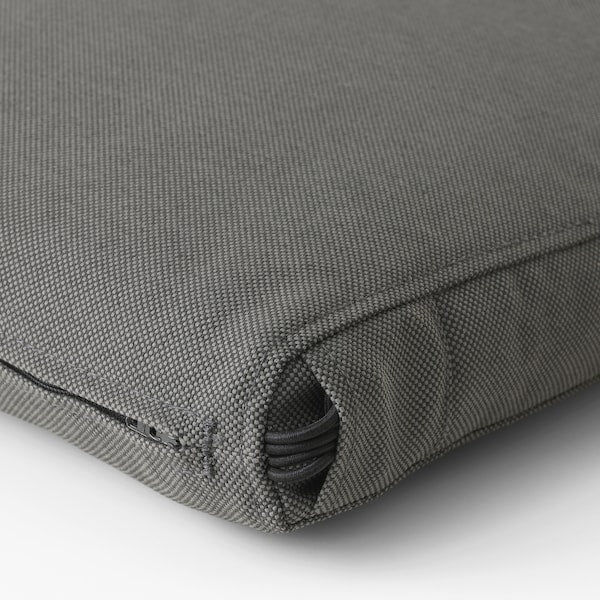 FRÖSÖN/DUVHOLMEN Outdoor chair cushion - dark grey 44x44 cm , 44x44 cm