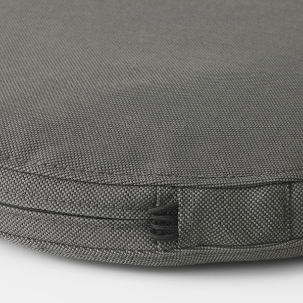 FRÖSÖN/DUVHOLMEN Outdoor chair cushion - dark grey 35 cm , 35 cm