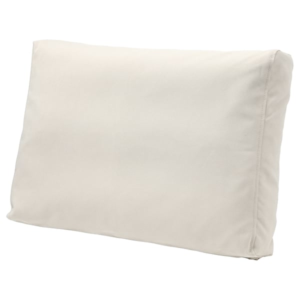 FRÖSÖN/DUVHOLMEN back cushion, outdoor, beige, 62x44 cm