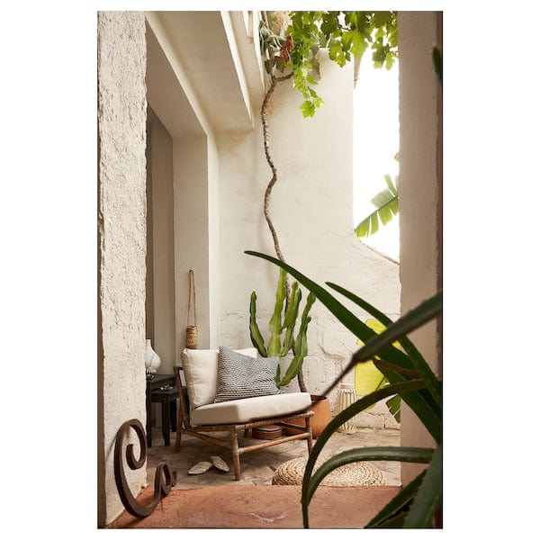 Ikea FRÖSÖN/DUVHOLMEN Outdoor back cushion - beige 62x44 cm , 62x44 cm