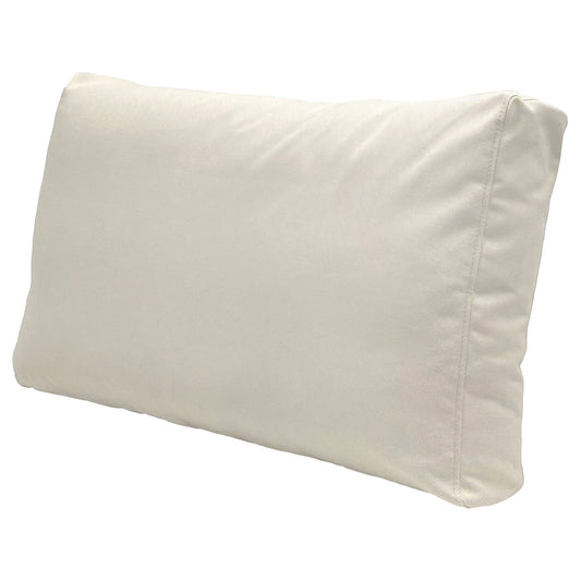FRÖSÖN/DUVHOLMEN back cushion, outdoor, beige, 44x80 cm