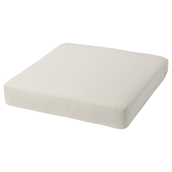 FRÖSÖN/DUVHOLMEN - Outdoor seat cushion, beige, 62x62 cm