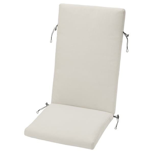 FRÖSÖN/DUVHOLMEN seat/back cushion, outdoor, beige, 116x45 cm