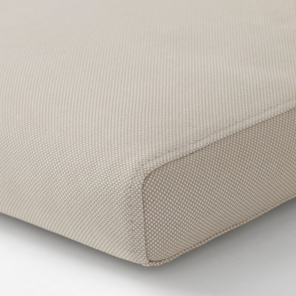 FRÖSÖN/DUVHOLMEN seat/back cushion, outdoor, beige, 116x45 cm