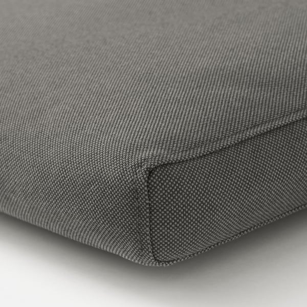 FRÖSÖN/DUVHOLMEN Outdoor seat/back cushion - dark grey 116x45 cm , 116x45 cm