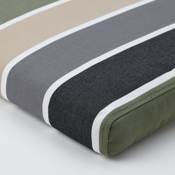 FRÖSÖN - Chair cushion cover, outdoor/patterned striped pattern,50x50 cm