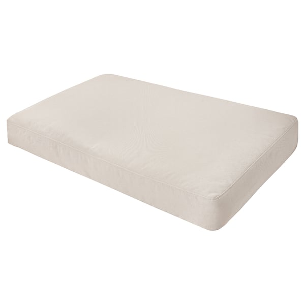 FRÖSÖN cover for seat cushion, beige outdoor, 124x62 cm