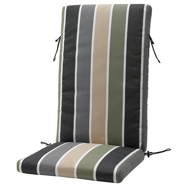 FRÖSÖN - Seat/back cushion cover, outdoor/design stripes,116x45 cm