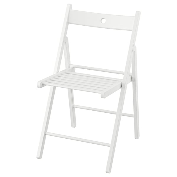 FRÖSVI folding chair, white, 38x77x51 cm