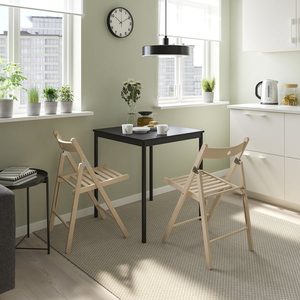 FRÖSVI folding chair, beech, 44x77x51 cm