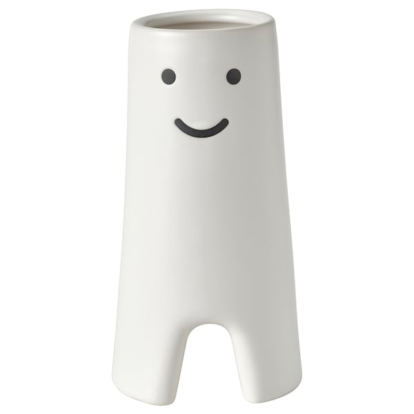 FRÖVÄXT - Vase, white, 20 cm