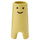 FRÖVÄXT vase, yellow, 14 cm