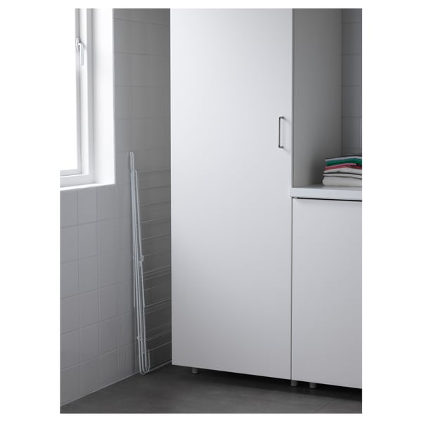 FROST drying rack, in/outdoor, white, 134x59 cm