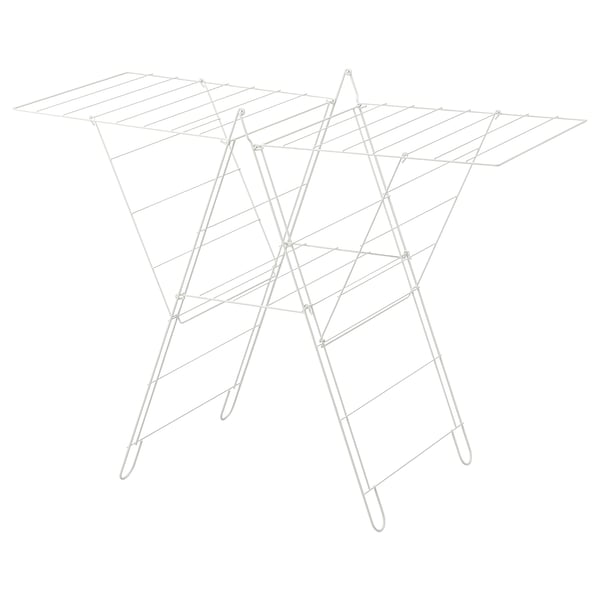 FROST drying rack, in/outdoor, white, 134x59 cm