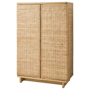 Ikea FRYKSÅS - Cabinet, rattan, 81x124 cm