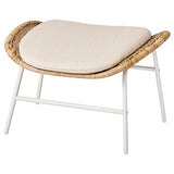 FRYKSÅS footstool, rattan Risane/natural