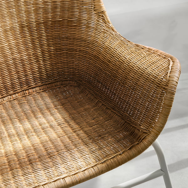 FRYKSÅS armchair, rattan, 89x84x85 cm