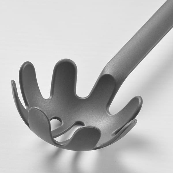 FULLÄNDAD - FULLÄNDAD Pasta server, grey, 31 cm