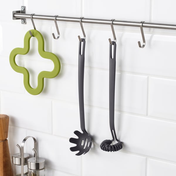 FULLÄNDAD - FULLÄNDAD Pasta server, grey, 31 cm