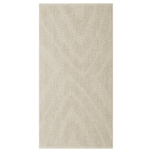 FULLMAKT rug flatwoven, in/outdoor, beige/mélange, 80x150 cm
