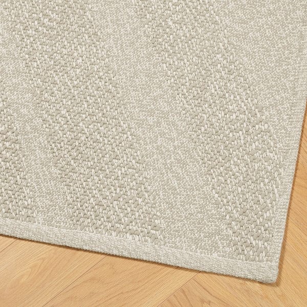 Ikea FULLMAKT - Rug flatwoven, in/outdoor, beige/mélange, 170x240 cm